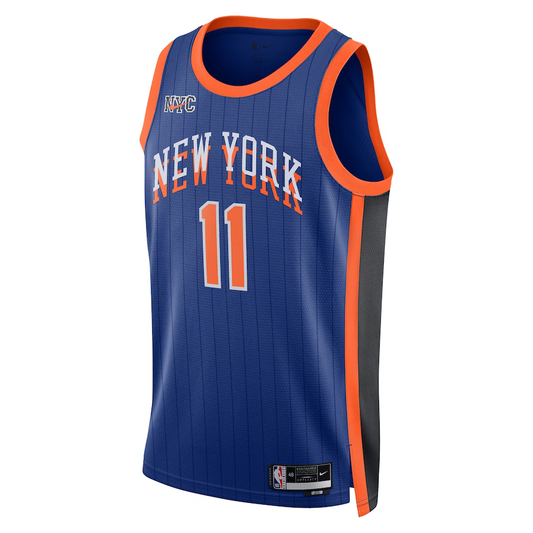 New York Knicks Blue City Edition 2024 NBA Jersey - Jalen Brunson 11